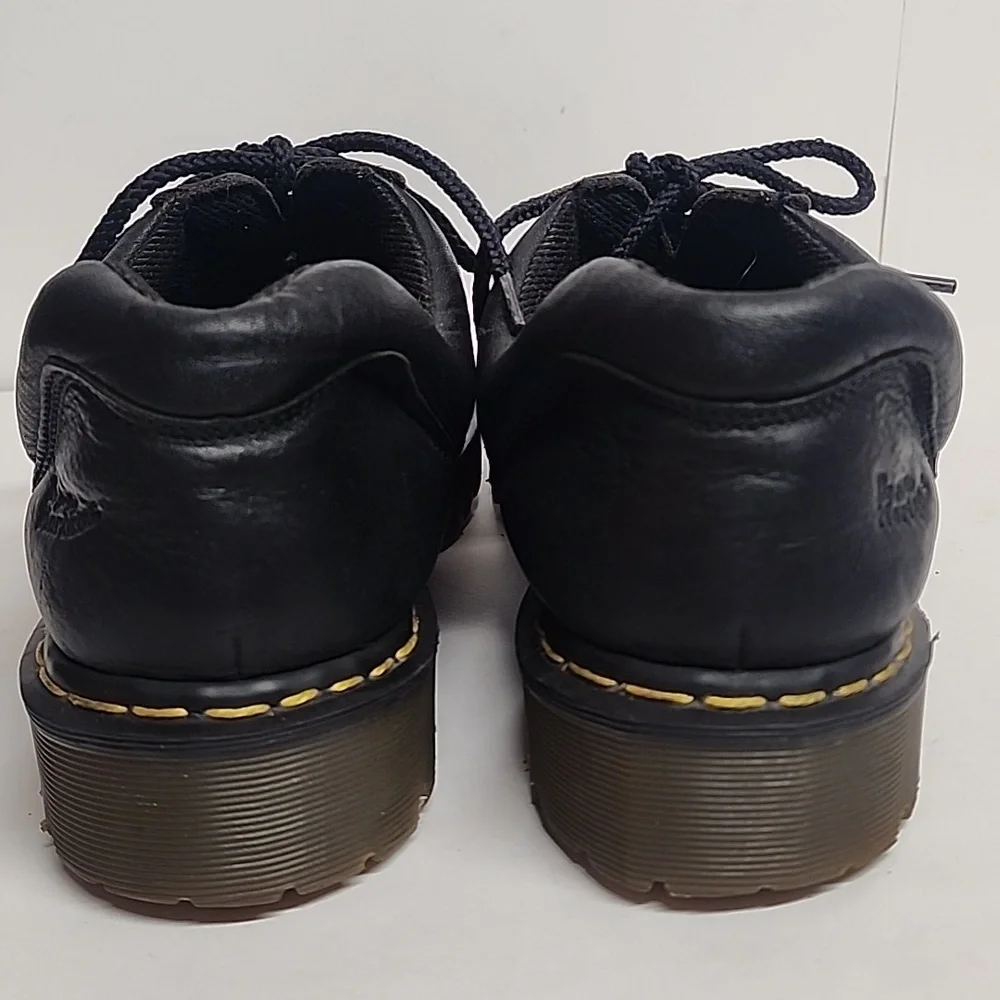 Dr. Martens Vintage Black Leather Oxfords Made In England 8312 12  Gorpcore